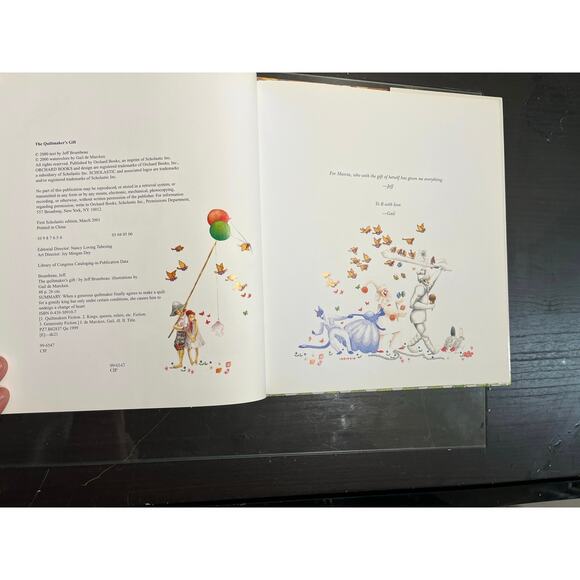 The Quilt Makers Gift Hard Cover Book Jeff Brunbeau Gail De Marcken - Picture 5 of 6